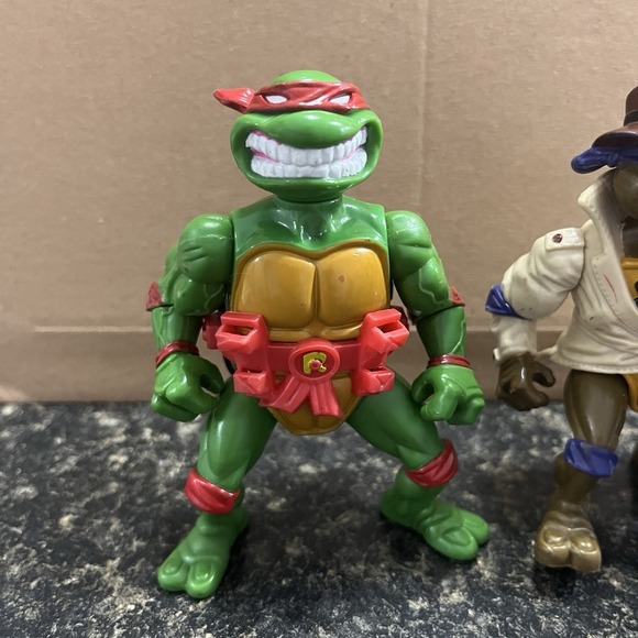 1990s Vintage TMNT Teenage Mutant Ninja Turtle Action Figures Lot Of 3 - Picture 2 of 8